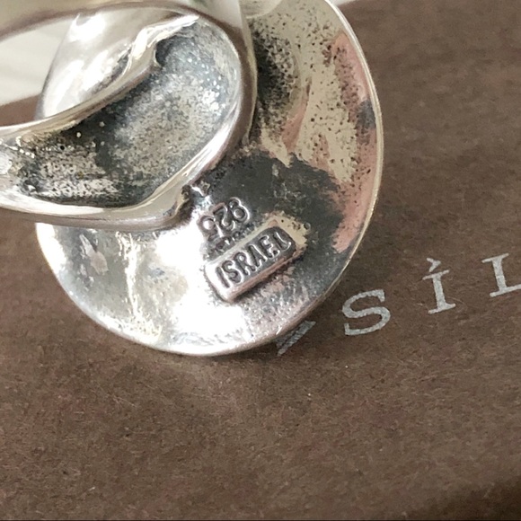 Size 5 SILPADA Lily Pearl & .925 Sterling Silver Ring, R2121 - Picture 5 of 6